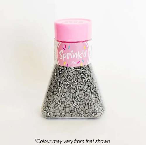 Sprink'd Sprinkles - Rock Sugar Silver - Click Image to Close